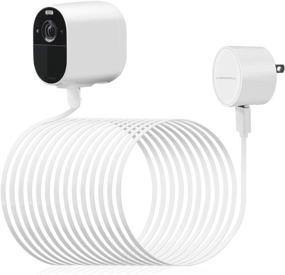 img 4 attached to 🔌 LANMU Arlo Essential Spotlight Charger: Weatherproof Outdoor USB Charging Cable with Power Adapter (26ft)