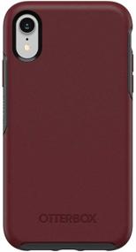 img 3 attached to Чехол OtterBox SYMMETRY SERIES для iPhone Xr - розничная упаковка - модель FINE PORT (CORDOVAN/SLATE GREY)