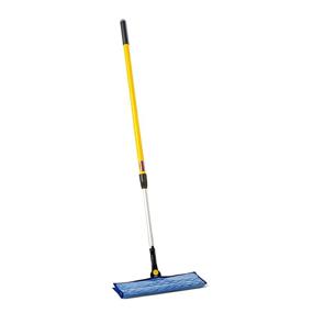 img 2 attached to 🧹 Rubbermaid HYGEN Quick-Connect Yellow Short Extension Mop Handle 1.66-3.33 ft - FGQ74500YL00