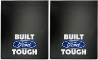 🚗 enhance vehicle's protection with built ford tough mud guards - set of 2 (24 inch) logo