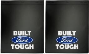 img 4 attached to 🚗 Enhance Vehicle's Protection with Built Ford Tough Mud Guards - Set of 2 (24 inch)