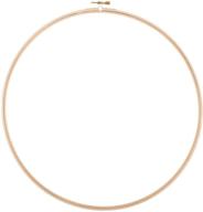 🔖 pack of 6 darice 12-inch round wooden embroidery hoops (39016) logo