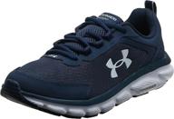 under armour charged assert black men's shoes логотип