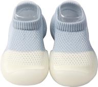 👶 non-slip baby toddler slippers socks shoes for boys & girls - ideal for walking and running logo