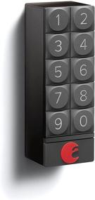 img 4 attached to Unlock in Style: August Home AK-R1 Smart Keypad, Dark Gray - Effortless Access Control