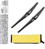 🔧 high-quality rear wiper blade set replacement for jeep renegade 2015-2020 - enhance rear visibility with back windshield window, rear wiper accessories logo