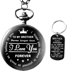 img 3 attached to Engraved Men's Pocket Birthday Graduation Brother