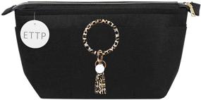 img 4 attached to 👝 Versatile Zipper Bracelet Organizer Insert - Perfect Addition to Neverfull Handbag for Women's Accessories!
