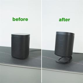 img 1 attached to 💪 Монзлтечк Крепкий металлический настольный стенд для Sonos One, One SL, Play1 - черный