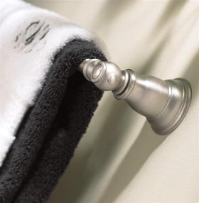 img 2 attached to Moen YB5424CH Kingsley Chrome 24-Inch Bathroom Single Towel Bar: Elegant and Functional Storage Solution