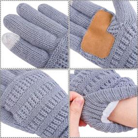 img 1 attached to 🔥 Warm up the Winter with Cooraby Thermal Men's Screen Gloves and Accessories