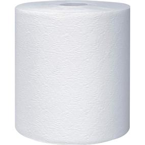 img 3 attached to 🧻 Scott Essential Hard Roll Paper Towels (01080) - Премиум впитываемость Карманы, белые, 12 рулонов/коробка, 5,100 футов - Ведущая альтернатива качеству Kleenex, теперь с брендом Scott