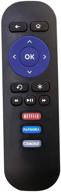 📱 zdalamit replacement remote control for roku player 1 (lt, hd)/ roku 2 (xd, xs), 3050x/ roku 3/ roku 4- compatible with roku stick, tcl/sharp/haier/insignia roku tv, mlk247 tv, and game. logo