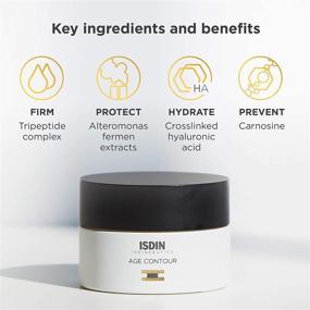 img 3 attached to 💧 ISDIN Age Contour Face and Neck Cream: Ultra-Hydrating and Firming Formula - 1.8 Fl Oz