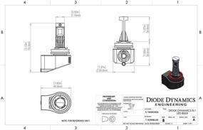 img 2 attached to 💡 Diode Dynamics H11 SL1 Лампы для противотуманных фар LED в паре, цвет - Cool White, для улучшенной видимости