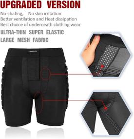 img 2 attached to 🩳 Aeike Hip Protection Shorts with Upgraded 3D EVA Hip Pads