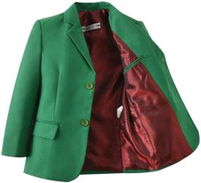 img 2 attached to Yuanlu Toddlers Blazer Buttons Jacket: Boy’s Clothing, Suits & Sport Coats – Top-Quality Selection