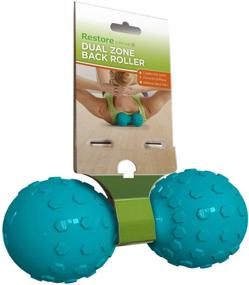 img 2 attached to 🌟 Enhanced Gaiam Restore Back Massage Roller with Dual-Zone Technology