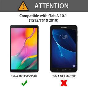 img 3 attached to 📱 OMOTON [2 Pack] Tempered Glass Screen Protector for Samsung Galaxy Tab A 10.1 2019 T510/T515 - Scratch-Resistant, Bubble-Free
