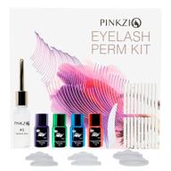 pinkzio eyelash professional salon perming makeup logo