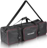 neewer photo video studio kit carrying bag with extra side pocket for light stands, boom stands, umbrellas - 39x10x10 inches logo