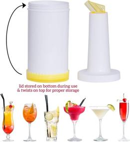 img 2 attached to 🍹 Pour Spouts Combo Pack 3 - Bar Juice Pourer Bottles for Bartenders, Liquor Dispenser Accessories, Tools, and Supplies, Store and Pour Containers for Alcohol, Bartending Equipment, Speed Mimosa