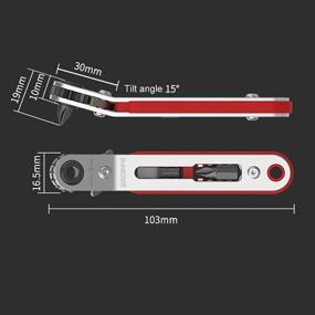 img 1 attached to Broppe Ratchet Screwdriver Magnetic Phillips