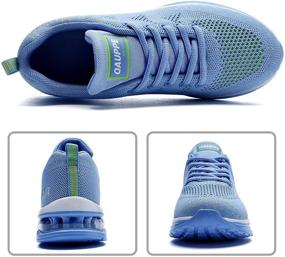 img 2 attached to 👟 Lightweight Air Sports Walking Sneakers for Women - Breathable Gym Jogging Running Tennis Shoes (US 5.5-11 B(M))