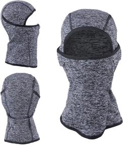 img 1 attached to Warm and Weather-Resistant Boys' Accessory: Azarxis Balaclava Windproof Fleece