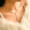 jakawin necklace earrings crystal rhinestone women's jewelry logo