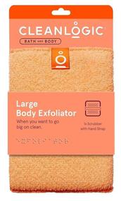 img 4 attached to 🧼 X-Large Exfoliating Body Scrubber by Clean Logic - Pack of 3, Assorted Colors