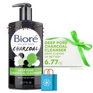 bioré charcoal naturally dermatologist packaging logo