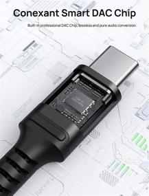 img 1 attached to 🎧 JSAUX USB C к адаптеру для наушников 3.5 мм с чипом HiFi DAC - Совместим с Samsung, Google Pixel - Черный