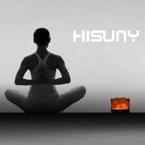 img 1 attached to 🌟 HISUNY Crystal Natural Salt Lamp - Mini Desk Himalayan Salt Rock Dimming Smart Heating LED Gift Aroma Oil Lamp Spa Yoga Night Light BARI: Enhance your Space with Soothing Salt Rock Aura