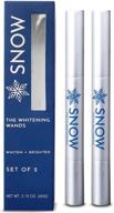 enhance your smile with snow teeth whitening serum refill (2 pack) - maintain your whitening routine with regular strength wands logo