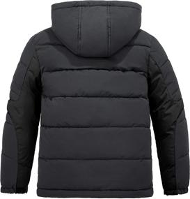 img 3 attached to 🧥 ZSHOW Winter Puffer Quilted Boys' Hooded Clothing - Jackets & Coats