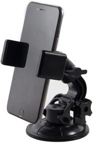 img 1 attached to Livestream Gear - Glass Suction Mount for Phone, Ideal for live streaming, Facebook Live, YouTube vlogging, and photography. Perfect for glass or mirror surfaces. Suitable for WODs, home fitness streams, and gym workouts. (Large Phone Holder)