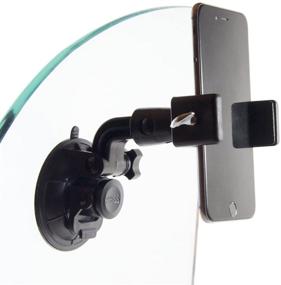 img 4 attached to Livestream Gear - Glass Suction Mount for Phone, Ideal for live streaming, Facebook Live, YouTube vlogging, and photography. Perfect for glass or mirror surfaces. Suitable for WODs, home fitness streams, and gym workouts. (Large Phone Holder)