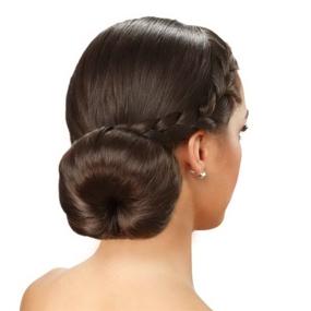 img 3 attached to 🌹 Goldrose Beauty Buns: 2-Piece Magic Hair Styling Set for Chignon Buns - Middle & Large Size (Brown)