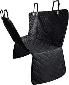 img 2 attached to 🐾 Quilted Pet Car Hammock: Comfortable Travel for Your Furry Pals with Paws & Pals!