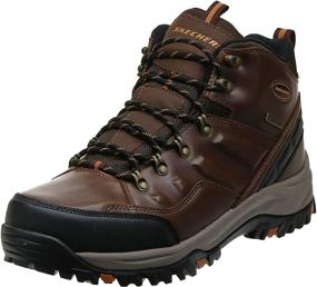 img 4 attached to Skechers Relment Pelmo Men's Chukka Waterproof Boot