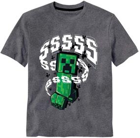 img 2 attached to 👕 Minecraft Creeper T-Shirt Bundle Set for Boys - 4-Pack Shirts Set