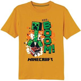 img 1 attached to 👕 Minecraft Creeper T-Shirt Bundle Set for Boys - 4-Pack Shirts Set