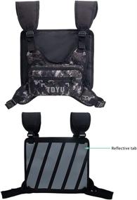 img 3 attached to 👜 TDYU Camo Chest Rig Bag Pack: Stylish and Versatile Fashion Fanny Packs for Men and Women - Ideal for Night Running, Exercise, Hiking, and Cycling