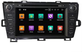 img 1 attached to KUNFINE Android 10.0 Octa Core 4GB RAM Car DVD GPS Navigation Multimedia Player Car Stereo For Toyota Prius 2009-2014 (Left Driving) Steering Wheel Control 3G Wifi Bluetooth Free Map