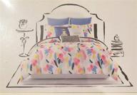 kate spade comforter paintball floral logo