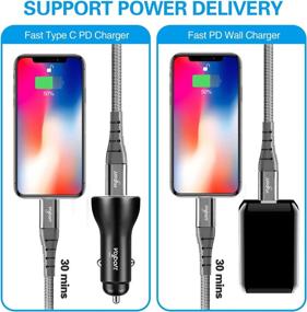 img 2 attached to MFi Certified USB C to Lightning Cable: Ideal for Industrial Electrical Wiring and Connecting