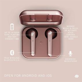 img 1 attached to 🎧 Беспроводные наушники Urbanista Stockholm True Wireless - Rose Gold: 14 часов воспроизведения, Bluetooth 5.0, сенсорные кнопки, двойной микрофон, совместимы с Android и iOS.