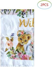 img 2 attached to 🎉 Fenghu 2 Pack Wild One Tablecloth - Ideal Wild One Birthday Party Supplies Décor for Girls – Wild One Party Table Cover (70.8" x 42.5")