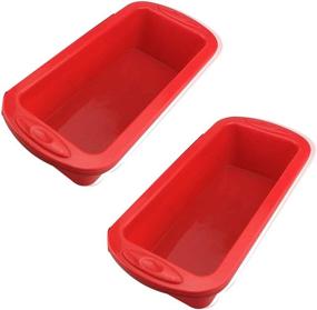 img 4 attached to Pack Silicone Bread Loaf Pans